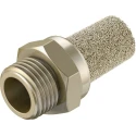 Festo Metal Pneumatic Silencer Threaded G1/8, 10 bar Pressure, Noise Reduction 76dB, 23.7mm Length AMTE-M-LH-G18