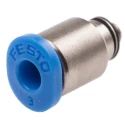 Festo Pneumatic Fitting 3mm Push-in Male Thread M3 G Nickel-Plated Steel 14 bar 80°C QSM-M3-3-I