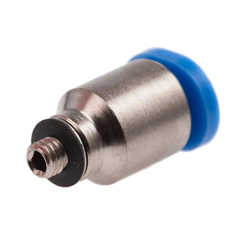 Festo Pneumatic Fitting 3mm Push-in Male Thread M3 G Nickel-Plated Steel 14 bar 80°C QSM-M3-3-I