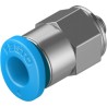 Festo Pneumatic Fitting QSM Series 4mm Push-in Tube, M3 Male, G Thread, Steel Nickel Finish QSM-M3-4