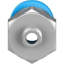 Festo Pneumatic Fitting QSM Series 4mm Push-in Tube, M3 Male, G Thread, Steel Nickel Finish QSM-M3-4