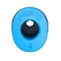 Festo Pneumatic Fitting 4mm Push-in Male Threaded-to-Tube Adaptor Steel Nickel Finish Maximum Pressure 14 bar QSM-M3-4-I