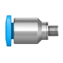 Festo Pneumatic Fitting 4mm Push-in Male Threaded-to-Tube Adaptor Steel Nickel Finish Maximum Pressure 14 bar QSM-M3-4-I