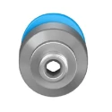 Festo Pneumatic Fitting 4mm Push-in Male Threaded-to-Tube Adaptor Steel Nickel Finish Maximum Pressure 14 bar QSM-M3-4-I