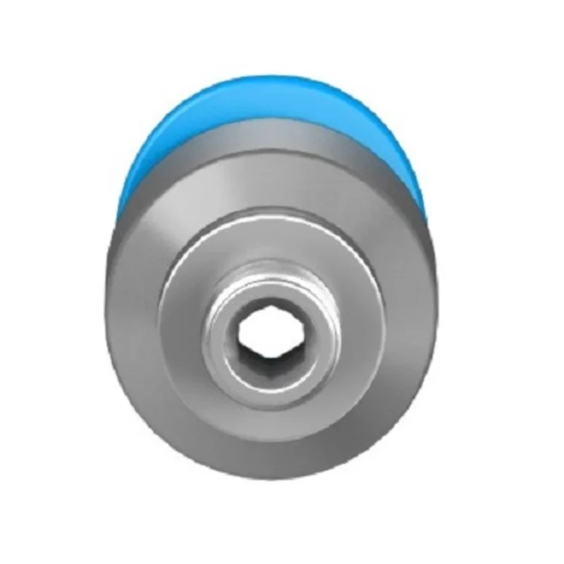 Festo Pneumatic Fitting 4mm Push-in Male Threaded-to-Tube Adaptor Steel Nickel Finish Maximum Pressure 14 bar QSM-M3-4-I