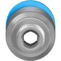 Festo Pneumatic Fitting 6mm Push-in, Male Thread M5, Nickel Finish QSM-M5-6-I