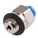 Festo Pneumatic Fitting 2mm Push-in Male M5 G Threaded-to-Tube Nickel Plated Brass QSM-M5-2