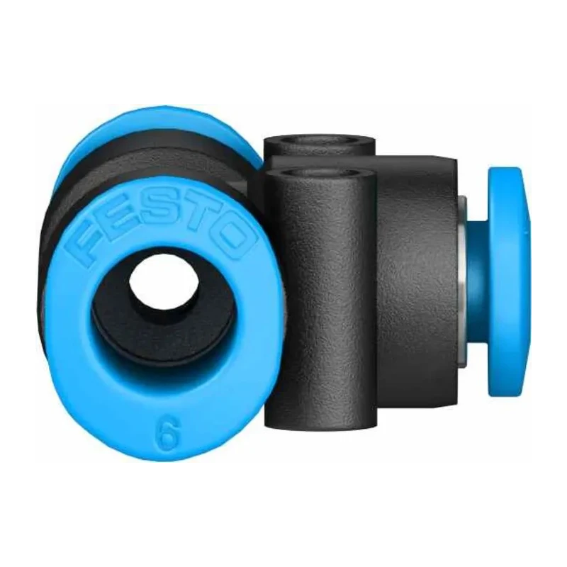 Festo Pneumatic Tee Tube-to-Tube Adapter Push-in 6 mm 14 bar QSMT-6-4