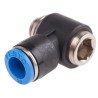 Festo Nickel Plated Brass Pneumatic Fitting Male Thread to 10mm Push-in Tube G 1/4 14 bar Operating Pressure QSLV-G1/4-10-I