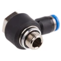 Festo Nickel Plated Brass Pneumatic Fitting Male G 1/8 in Thread to 4mm Push-In Tube QSLV-G1/8-4