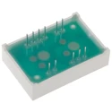 Kingbright 1-Digit 7 Segment LED Display Red Cathode 23mcd Right Side 26 mm SC10-11EWA