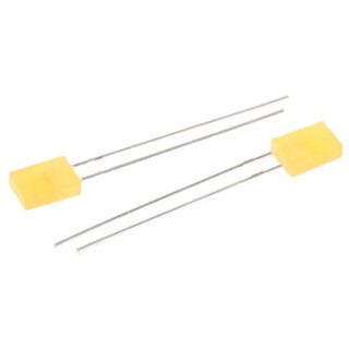 Kingbright 2.5 V Yellow LED Rectangular Through Hole L-153 Series L-153YDT