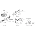 TE Connectivity HDF or HDP or HDE Series Male Screw Retainer for D-Sub Connector 5205980-1