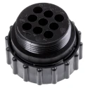 TE Connectivity Industrial Circular Connector, Cable Mount, 9 Contacts, Female Plug, Crimp Termination, 600V, 13A 211766-1