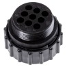 TE Connectivity Industrial Circular Connector, Cable Mount, 9 Contacts, Female Plug, Crimp Termination, 600V, 13A 211766-1
