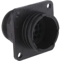 TE Connectivity Circular Connector, 14 Contacts, Panel Mount, Standard Connector, Plug, Male, IP67, 600V, 5A 183040-1