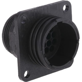 TE Connectivity Circular Connector, 14 Contacts, Panel Mount, Standard Connector, Plug, Male, IP67, 600V, 5A 183040-1