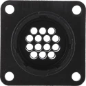 TE Connectivity Circular Connector, 14 Contacts, Panel Mount, Standard Connector, Plug, Male, IP67, 600V, 5A 183040-1