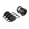 TE Connectivity Black Thermoplastic Cable Clamp 28.58 mm Max. Bundle Diameter Screw Fixing 182930-1