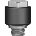 Festo QSLV Series Nickel Plated Brass Pneumatic Fitting Male G 1/8 in Thread Push-in 6mm Tube 14 bar 80°C QSLV-G1/8-6