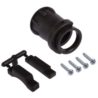 TE Connectivity Black Thermoplastic Cable Clamp 17.86mm Maximum Bundle Diameter 182661-1