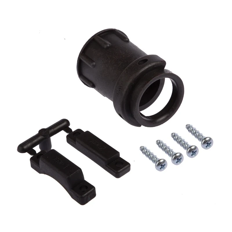 TE Connectivity Black Thermoplastic Cable Clamp 17.86mm Maximum Bundle Diameter 182661-1