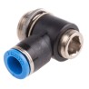 Festo Nickel Plated Brass Pneumatic Fitting Male Thread to Tube Push-in 8mm G 3/8 QSLV-G3/8-8-I