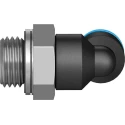 Festo Nickel Plated Brass Pneumatic Fitting Male G 1/4 Thread to 6mm Push-In Tube Connection QSL-G1/4-6