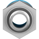 Festo Pneumatic Fitting QS Series 12mm Push-in Tube, Male G 1/4 Threaded Connection, Brass Nickel Finish QS-G1/4-12