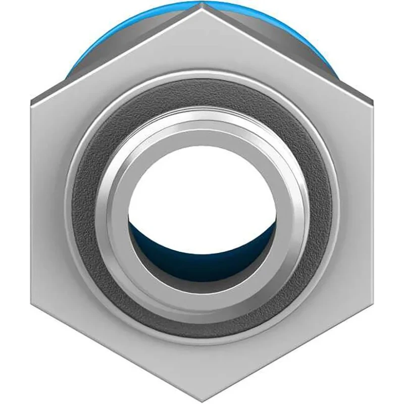 Festo Pneumatic Fitting QS Series 12mm Push-in Tube, Male G 1/4 Threaded Connection, Brass Nickel Finish QS-G1/4-12
