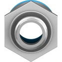 Festo Pneumatic Fitting QS Series 12mm Push-in Tube, Male G 1/4 Threaded Connection, Brass Nickel Finish QS-G1/4-12