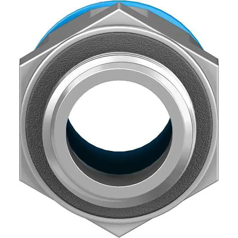 Festo Pneumatic Fitting QS Series 10mm Push-in Tube, Male G1/4 Thread, Brass Nickel Finish QS-G1/4-10