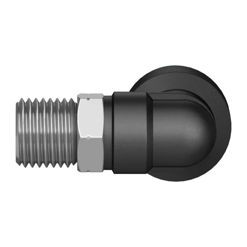 Festo Pneumatic Fitting Nickel Plated Brass Male Threaded-to-Tube R 1/4 in x 12mm Push-In QSL-1/4-12