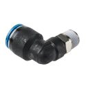 Festo Pneumatic Fitting Nickel Plated Brass Male Threaded-to-Tube R 1/4 in x 12mm Push-In QSL-1/4-12