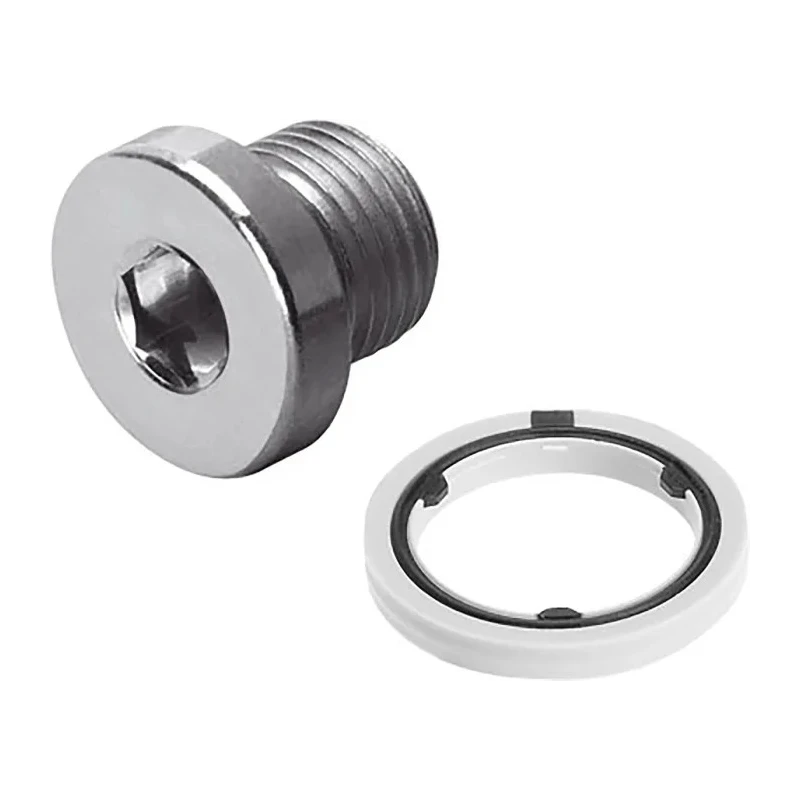Festo Steel Blanking Plug G 1/4 Thread Standard, B Series, Overall Length 15mm B-1/4