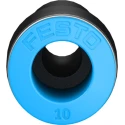 Festo Polybutylene Terephthalate Pneumatic Fitting Reducer Nipple Push-in 12 mm to 10 mm QS Series QS-12H-10