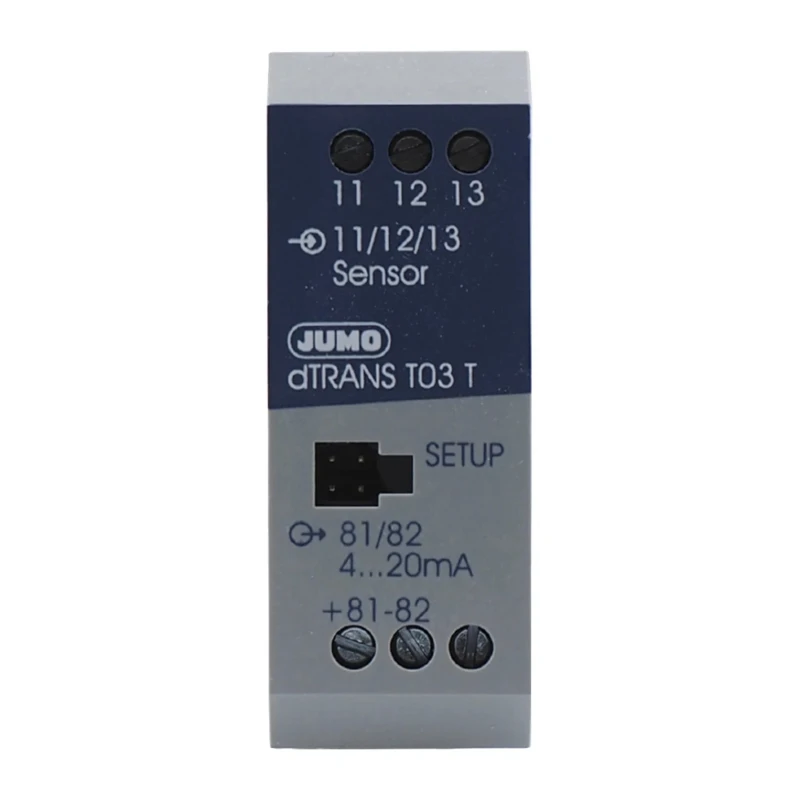 Jumo dTRANS T03 Temperature Transmitter PT100 Input 30V dc, -25°C to 70°C PT100