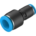 Festo Polybutylene Terephthalate Pneumatic Fitting Push-in Connector 12 mm to 8 mm QS-12-8