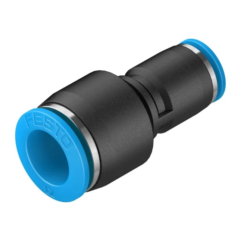 Festo Polybutylene Terephthalate Pneumatic Fitting Push-in Connector 12 mm to 8 mm QS-12-8