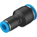 Festo Polybutylene Terephthalate Pneumatic Fitting Push-in Connector 12 mm to 8 mm QS-12-8
