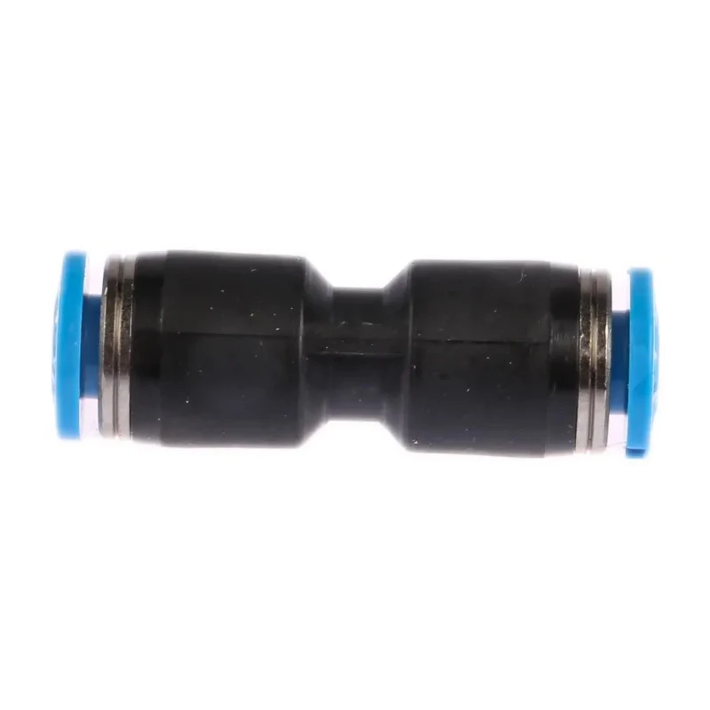 Festo Pneumatic Fitting Straight Tube-to-Tube Adapter Push-in 4 mm, High Alloy Stainless Steel, Nickel Plated Brass QS-4