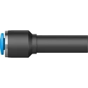 Festo Polybutylene Terephthalate Pneumatic Fitting Push-in 8 mm Push-in 4 mm 14 Bar Maximum Operating Pressure QS-8H-4