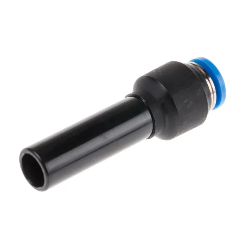 Festo Polybutylene Terephthalate Pneumatic Fitting Push-in 8 mm Push-in 4 mm 14 Bar Maximum Operating Pressure QS-8H-4