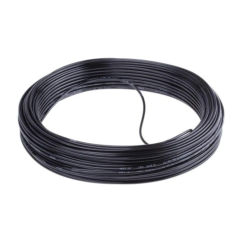 Festo Black Polyurethane Plastic Tube 3 mm Outside Diameter 2.1 mm Bore 50 m Length 10 bar Pressure PUN-H-3X0,5-SW