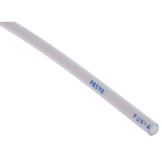 Festo Compressed Air Pipe Silver Polyurethane 4 mm 50 m PUN Series PUN-4X0,75-SI
