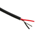 Van Damme Reduced OD Console Cable Series 2 Core Screened 2.7 mm OD 100 m Black 268-000-000