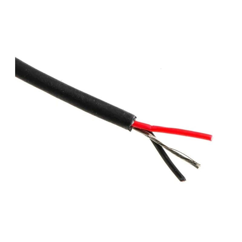 Van Damme Reduced OD Console Cable Series 2 Core Screened 2.7 mm OD 100 m Black 268-000-000