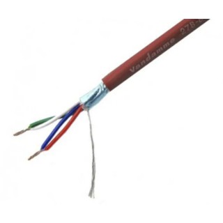 Van Damme Brown Ecoflex Starquad LSZH Series Screened Audio Cable 3.7mm OD 100m 278-801-000