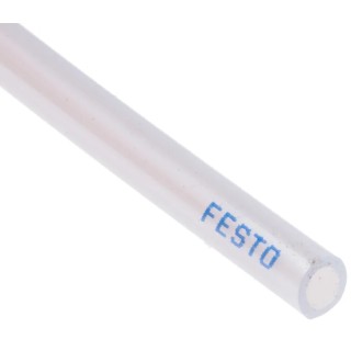 Festo Compressed Air Polyurethane Pipe Silver 6 mm Outside Diameter 4 mm Inside Diameter 50 m Length 10 bar PUN-H-6X1-SI