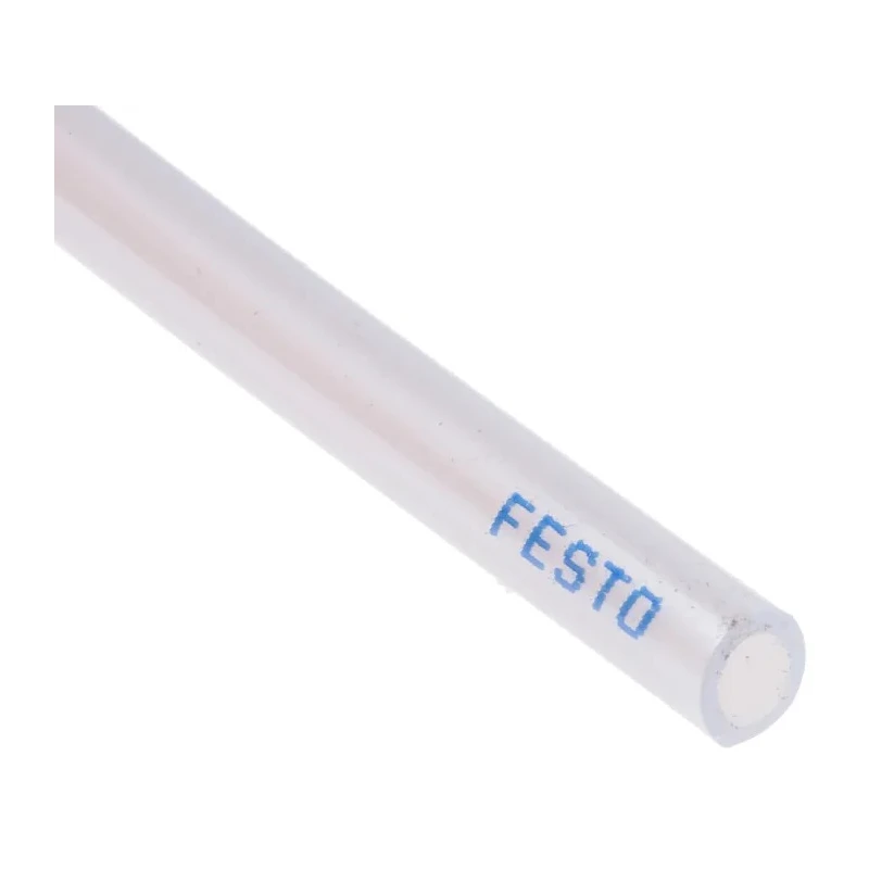 Festo Compressed Air Polyurethane Pipe Silver 6 mm Outside Diameter 4 mm Inside Diameter 50 m Length 10 bar PUN-H-6X1-SI